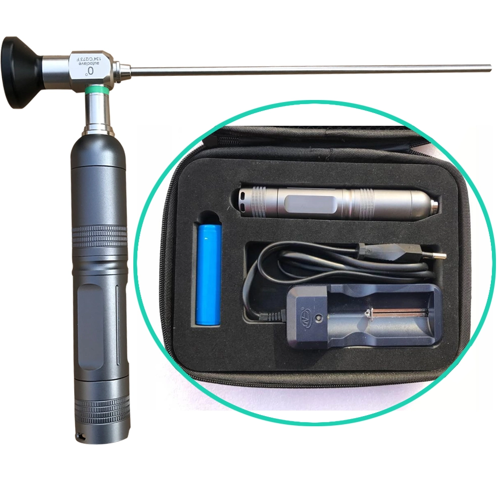 A fonte de luz LED Mini funciona com o Entoscape OtoScope rígido Sinoscópio 10 W.