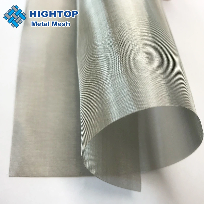 30 40 60 80 Mesh Plain Weave 410 430 Stainless Steel Wire Metal Mesh Screen Filtration Cloth