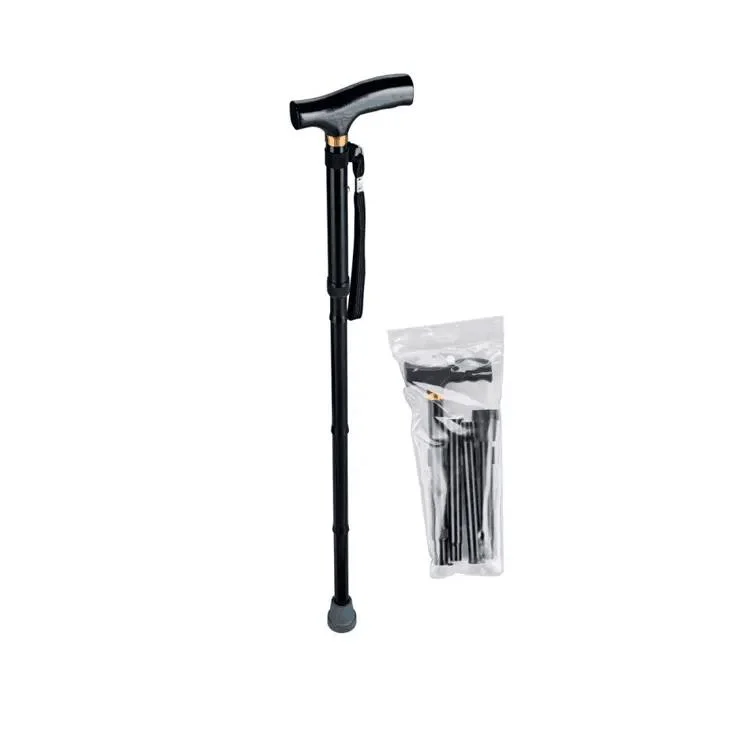 Bliss Medical OEM Folding Walking Stick Adjustable Black Folding Cane Walking Canes