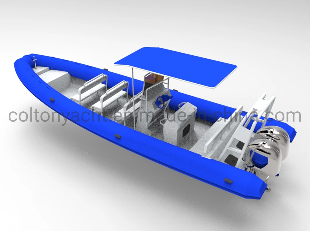 Patrouille de l'alimentation rigides bateaux gonflables avec Super V Hull