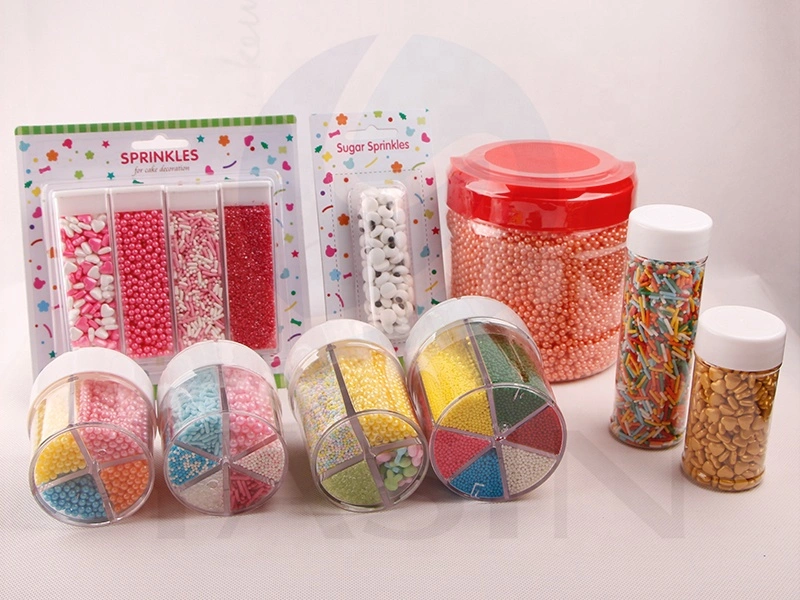 Candy Wholesale/Supplier Party Baking Supplies Mixed Sized Pink Gold Cake Decoration White Sugar Sprinkles Sugar Pearl Beads Sprinkles