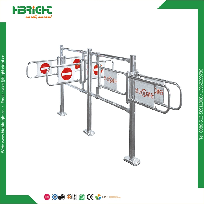 Supermarket Access Control Swing Automatic Turnstile Door Mechanism