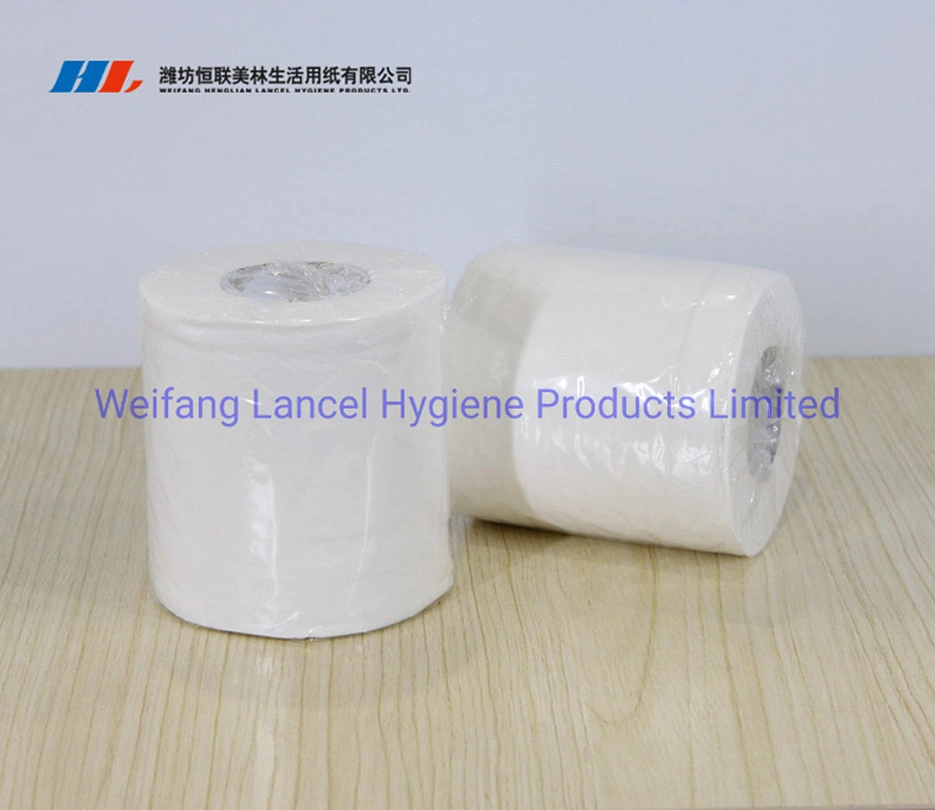 Eco-Friendly Disposable White Virgin Toilet Tissue Roll