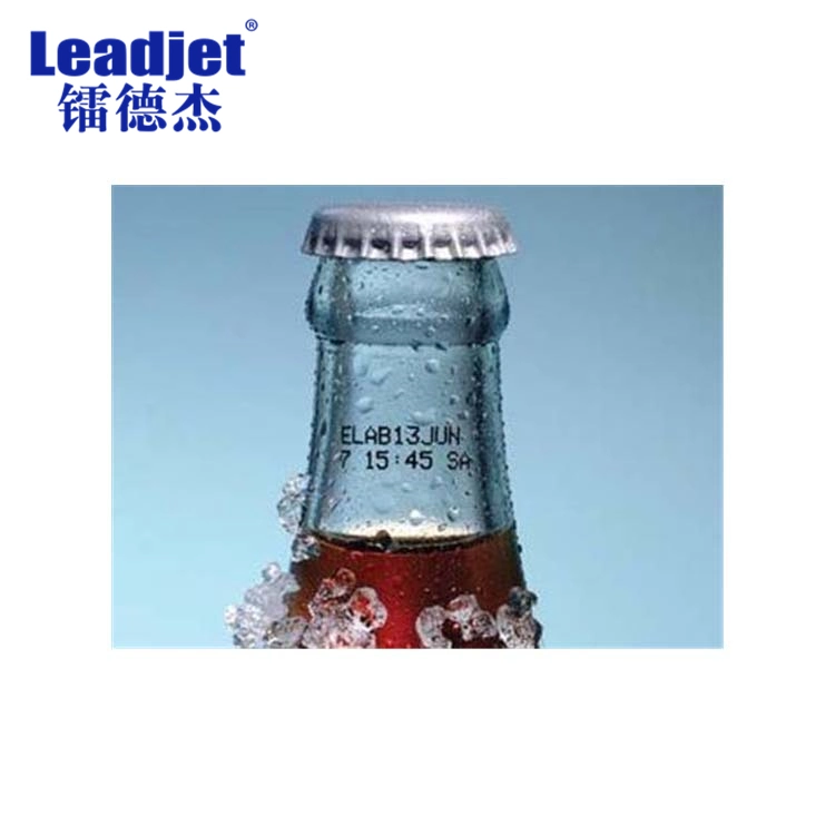 Leadjet Refillable Ink Tank Date Lot Number Coding Machine on Cosmetic Bottle Carton Box