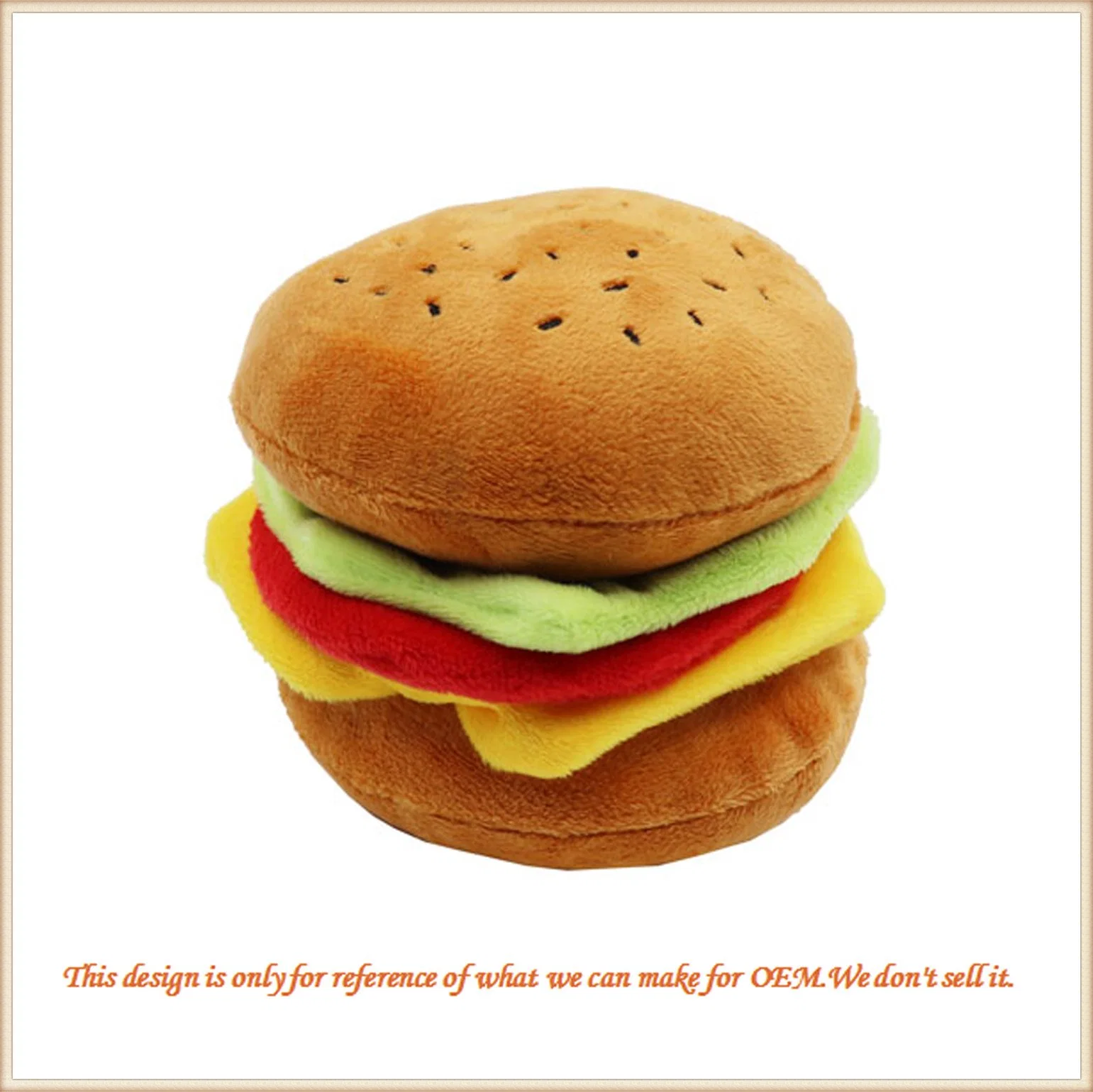 Simulation Hamburger Pizza Junky Food Plush Toys Snacks Pillow Creative Birthday Gift