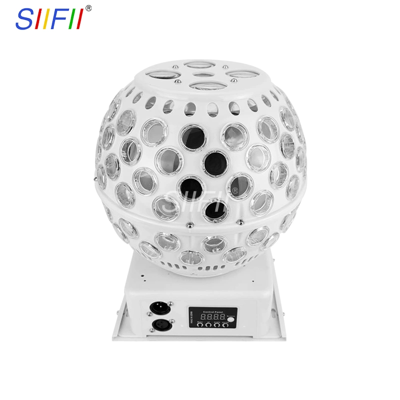 360 Degree Sound Moving Head RGBW LED Magic Crystal Ball Lighting Lamp Disco DJ Party DMX Projector Stage Show Rotating Lights