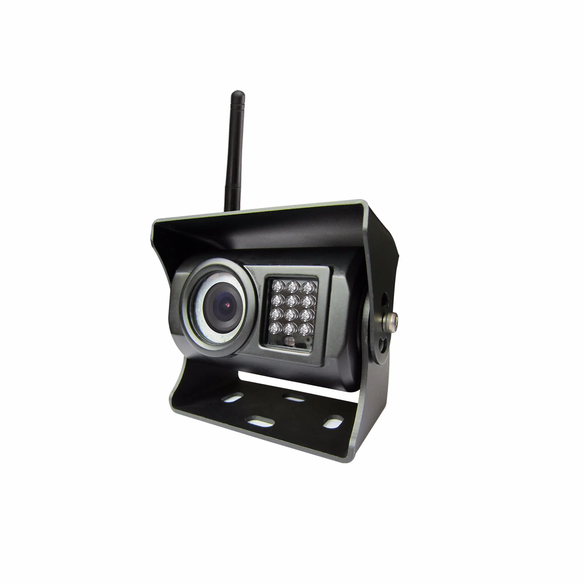 2CH Wireless Security System with IP69k Waterproof Camera for Truck, Bus, Farm Tractor, Cultivator, Trailer