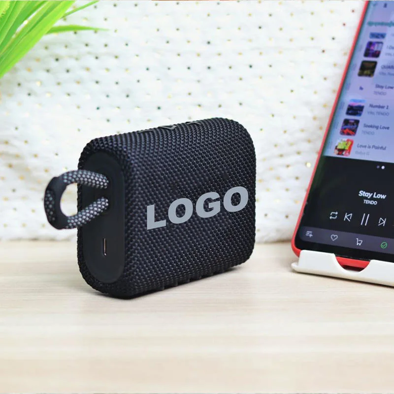 Ld- Go3 New Hot Selling Mini Portable Waterproof Wireless Outdoor High Sound Quality Bluetooth Car Speaker_Black