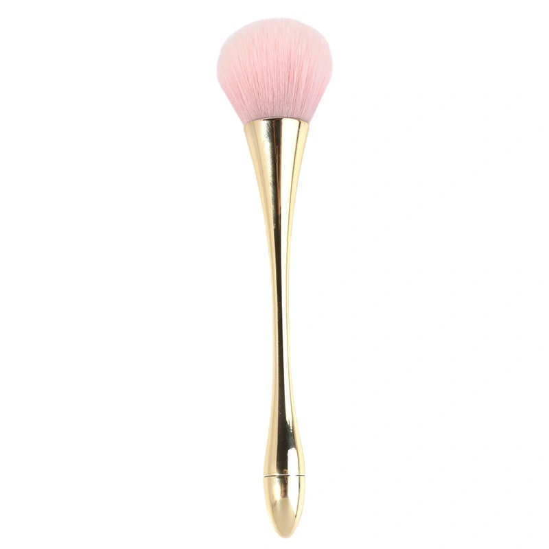 Nova escova de maquiagem Gold: Pequena ferramenta de lavagem de pó solta
