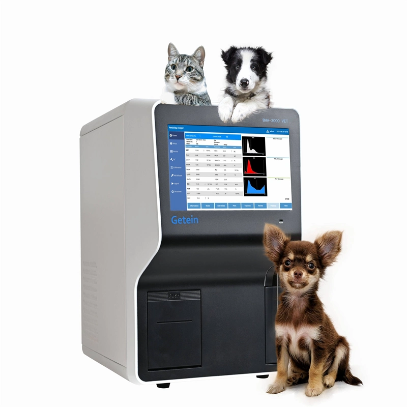 BHA-3000 Vet Getein 3 Part Hematology Analyzer Equipamento para Animais