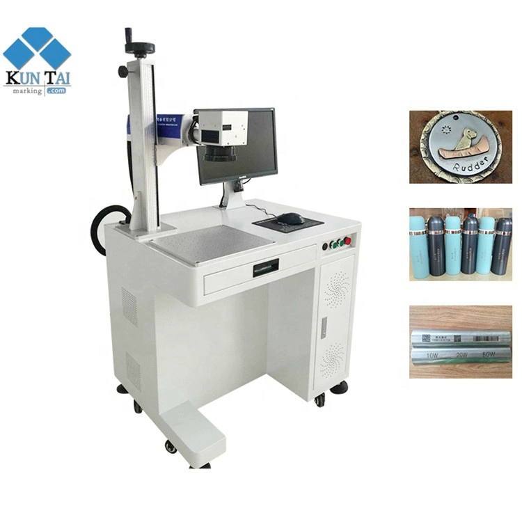 Monthly Deals Factory Fiber Laser Engraving Etching Machine with Rotary Chuck