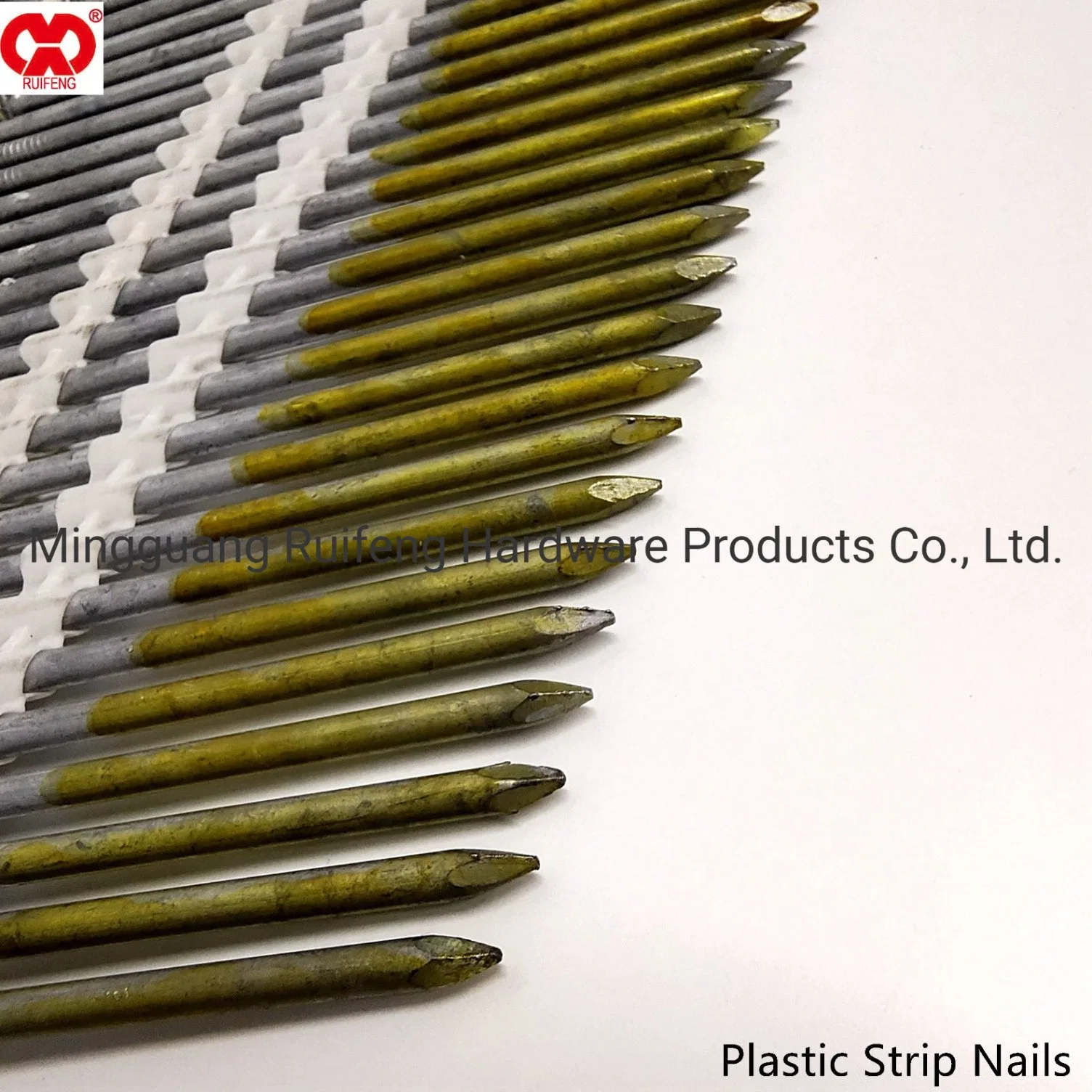 Wholesale/Supplier Supplier Stock Lot Nail and Staple Products- 3.9*130 Plastic Strip Nail.