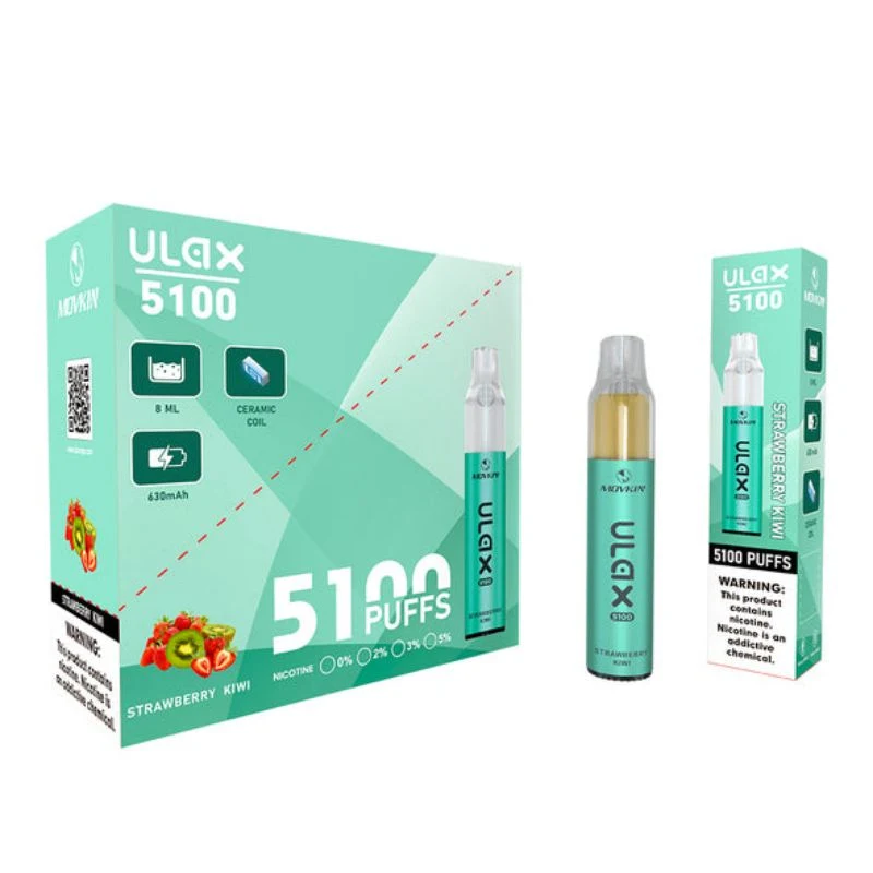 Precio de fábrica Randm Ulax 5100 recargable 5100 Puffs VAPE desechable Vaporizador de plumas