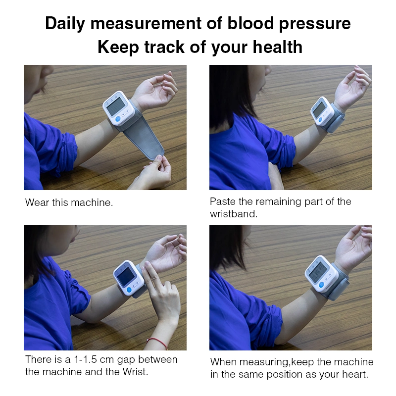 LCD Screens Portable Digital Electronic Wrist Watches Speakers Automatic Blood Pressures Monitor