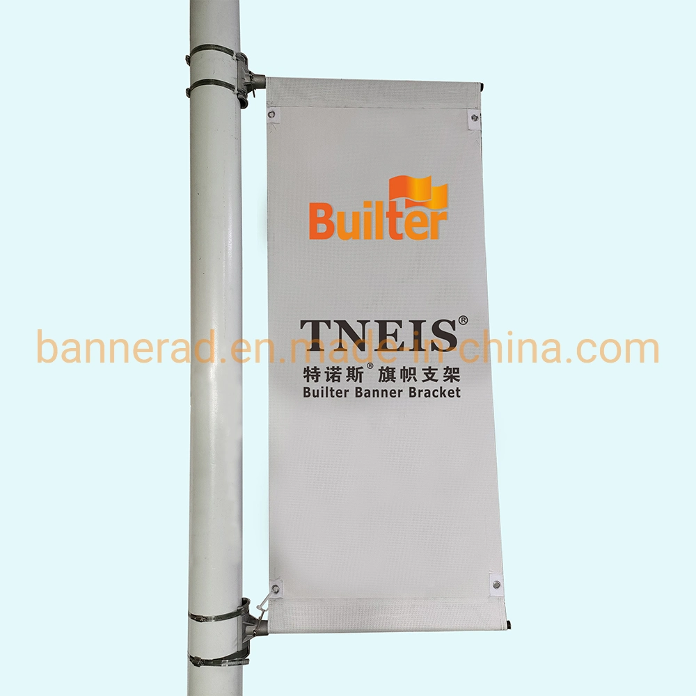 Metal Street Pole Advertising Lamppost Display Holder (BT-BS-072)