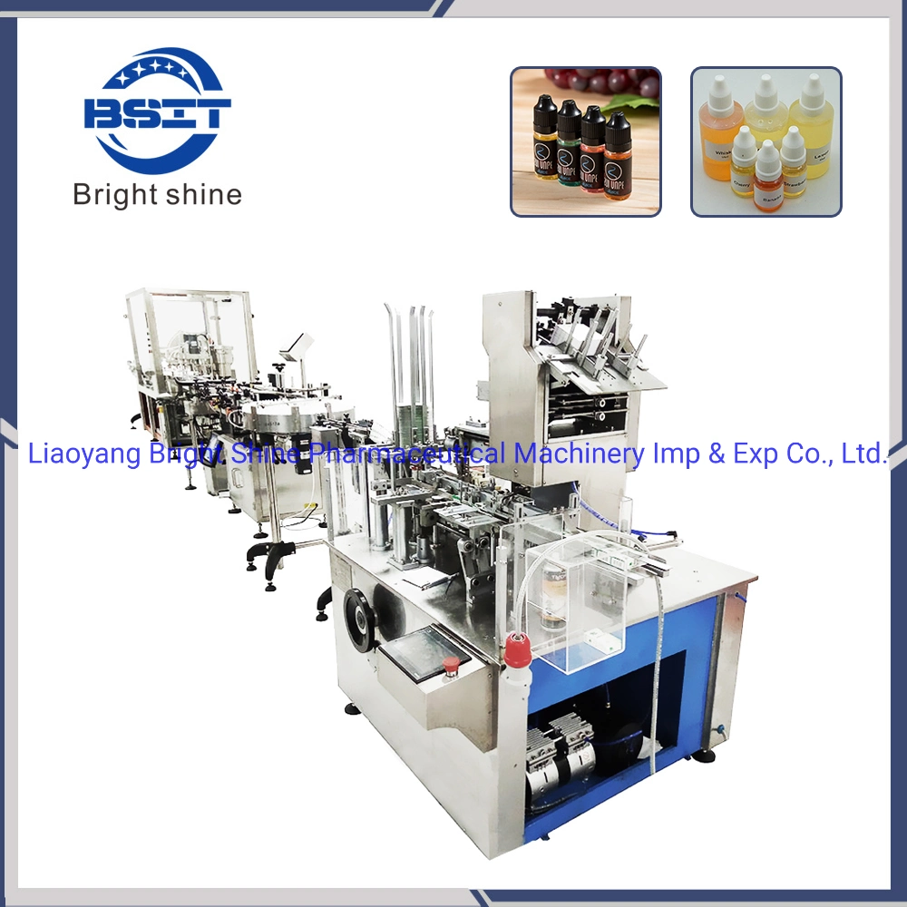 10ml Vape E Juice Smok Oil Liquid Filling Capping Labeling Machine