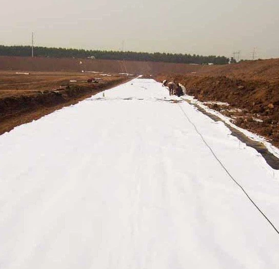 100% no tejido Geotextil poliéster tejido tejido de la carretera de estabilización en Tailandia