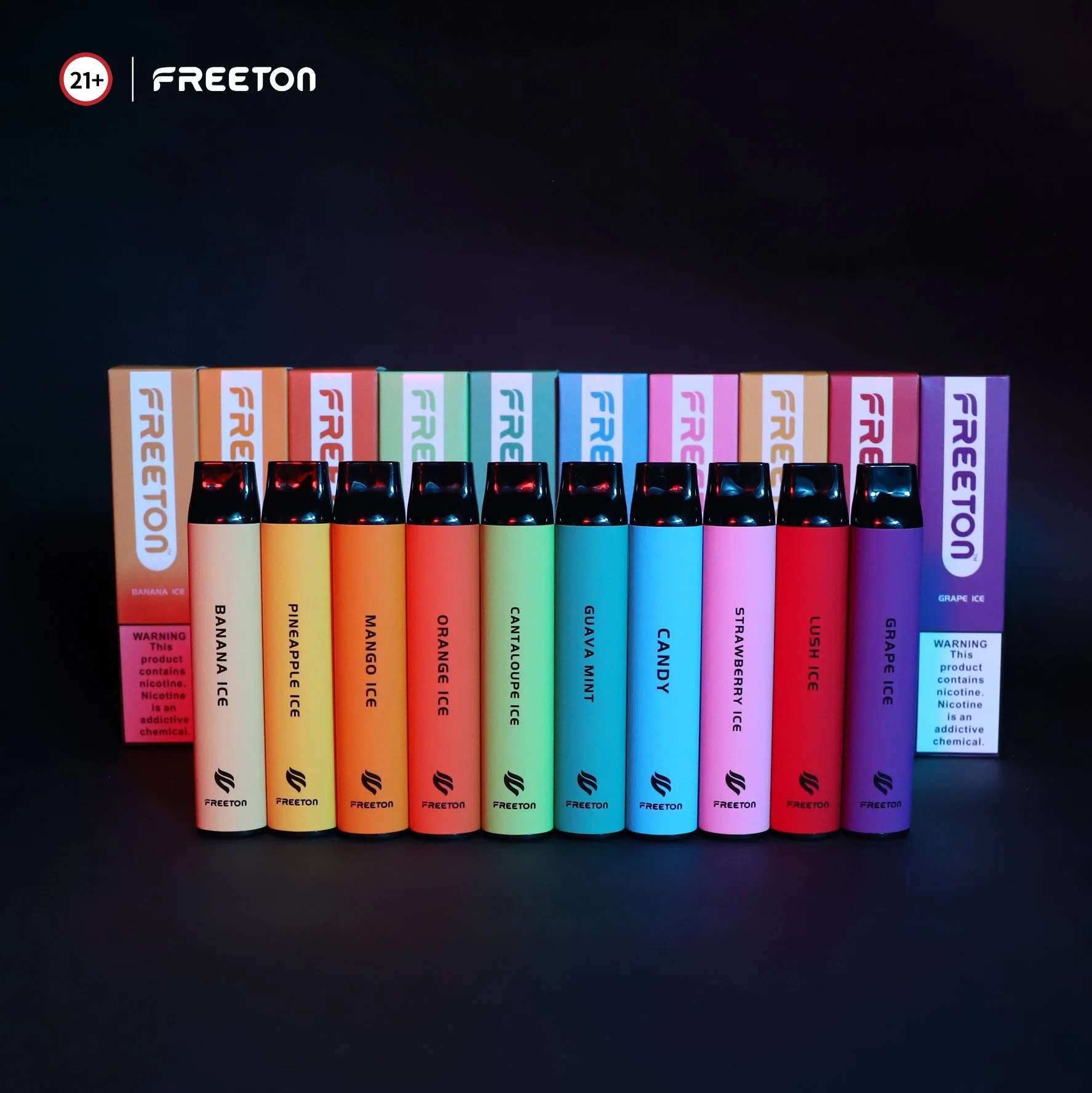 Freeton  2021 New Device Vape Pen 2500 Puffs Disposable/Chargeable Vaperizor Wholesale/Supplier Puff Bar