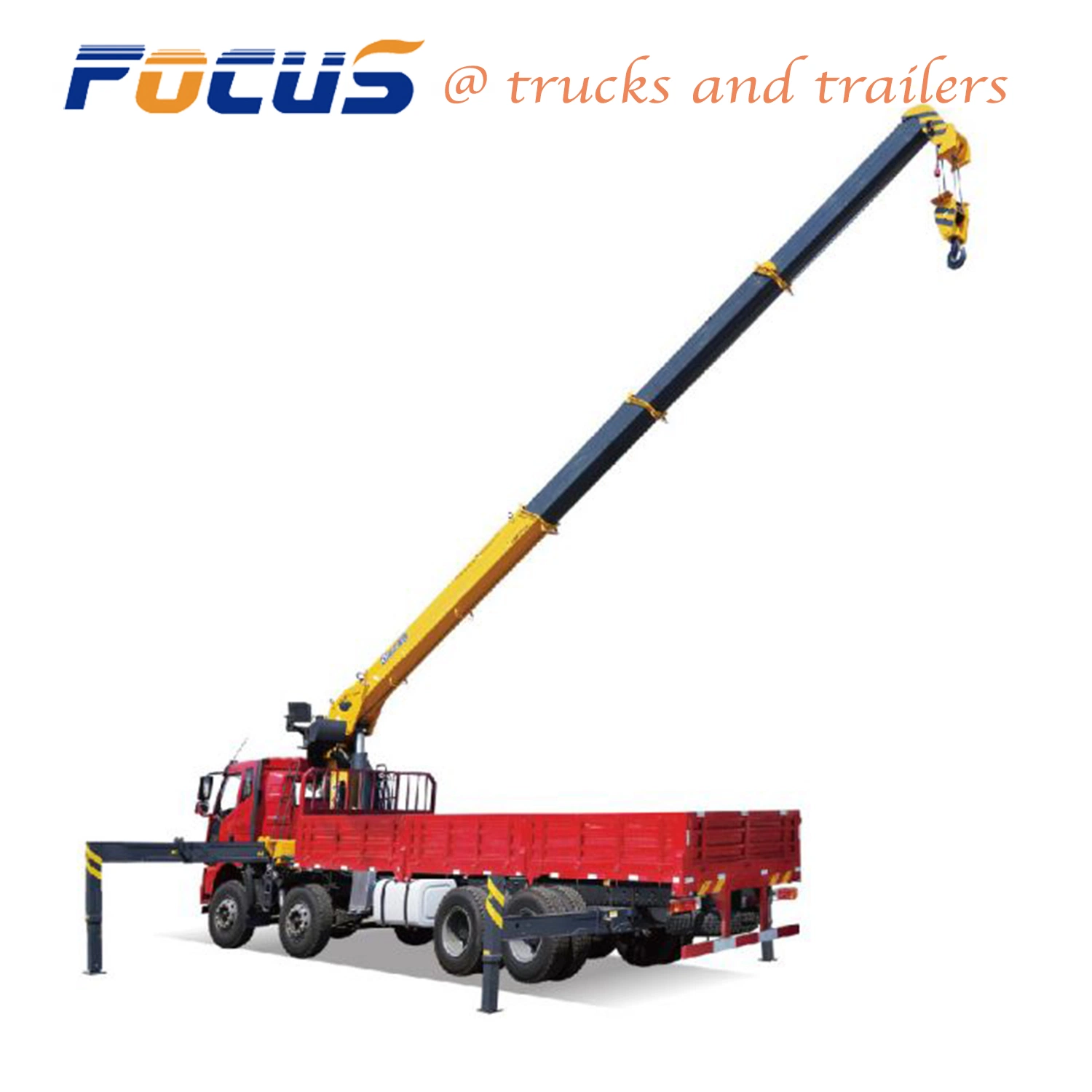 10-20 Ton Fully Hydraulic Telescoping Boom Truck Crane for Lifting Operations in Construction Project