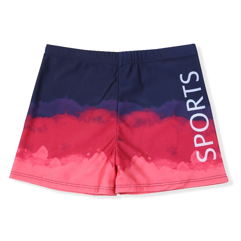 Fashion Digital Printing Boxer Shorts Men's Loose Polyester Swimwear