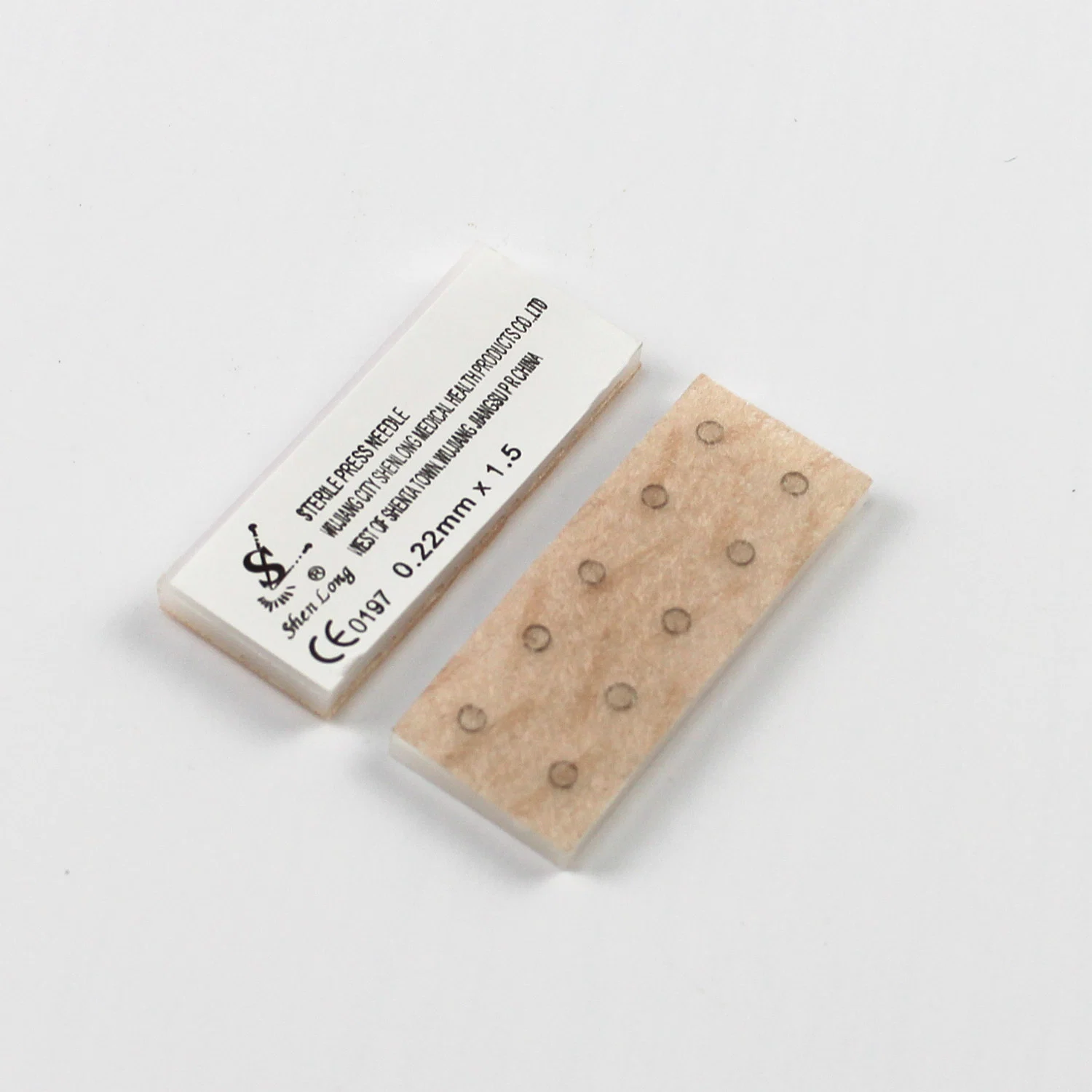 GMP, CE, ISO 0.22X1.5mm Sterile Acupuncture Press Needle Brown Surgical Plaster