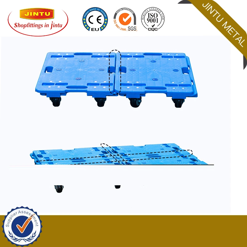 Transport Flat Wagon Rolling Hand Cart with Extendable Handle Images