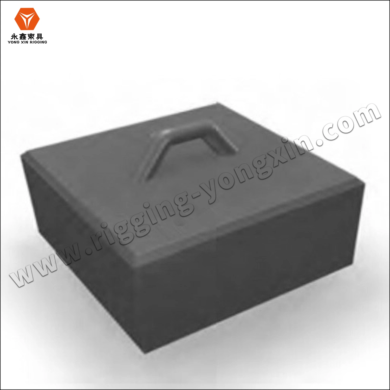 Painted Black Oval Shaped Rive Stone Sink Sand Casting Concrete Iron Mooring Sinker for Marine Use