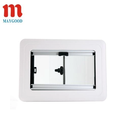 Ventana deslizante lateral de remolque para vehículos sepcial con perfil de aleación de aluminio Marco de vidrio templado para coche modificado de Camper Van