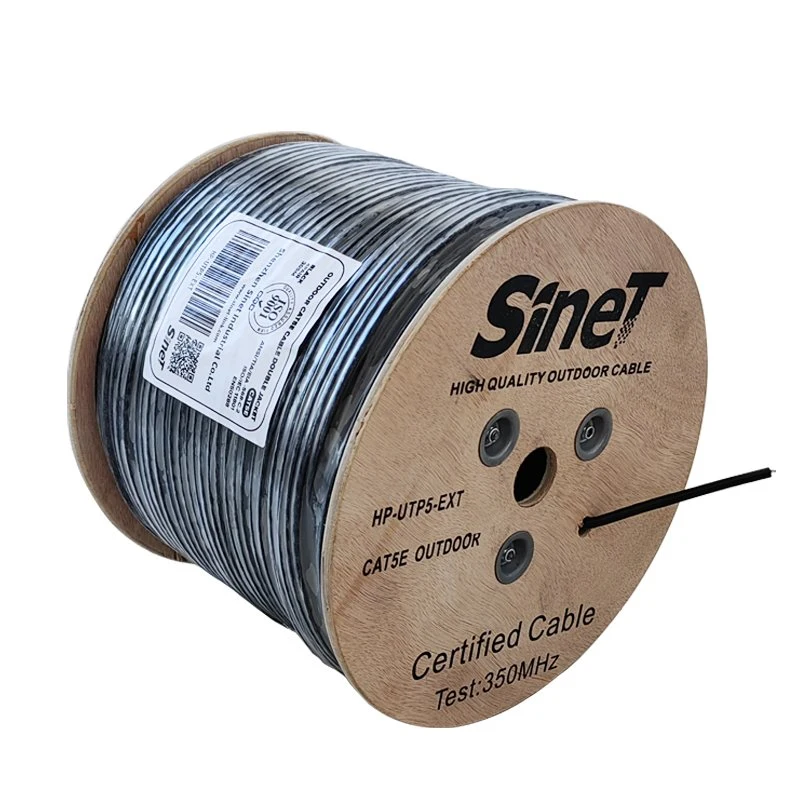 Водонепроницаемый кабель CAT6 Ethernet UTP Ethernet для наружной установки, 550 МГц