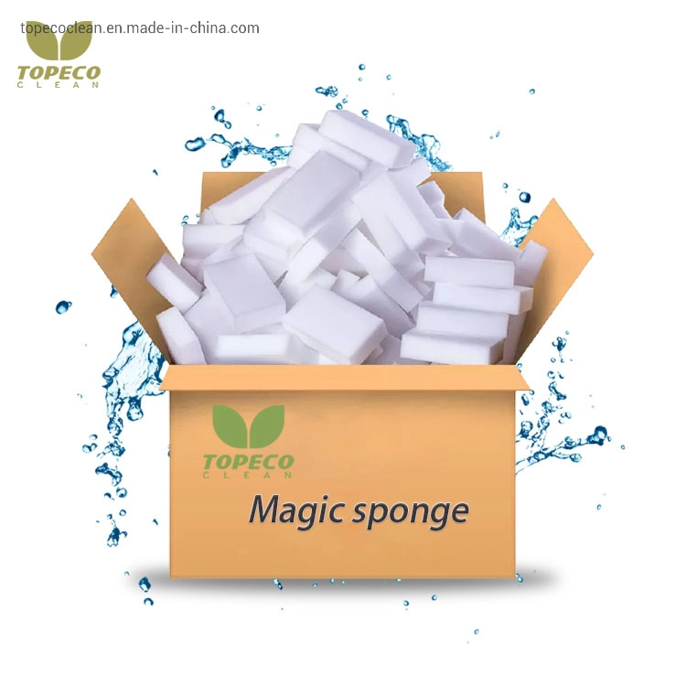 Topeco Free Sample Magic Eraser Nano Melamine Sponge for Kitchen Household Cleaning