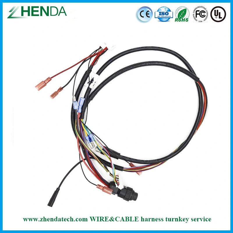 ETFE personalizada /PFA Fluoroplastic doble mazo de cables con aislamiento de 25 pines hembra cable terminal