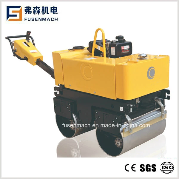 820kg Walk-Behind Mini Double Drum Compact Roller Fs34