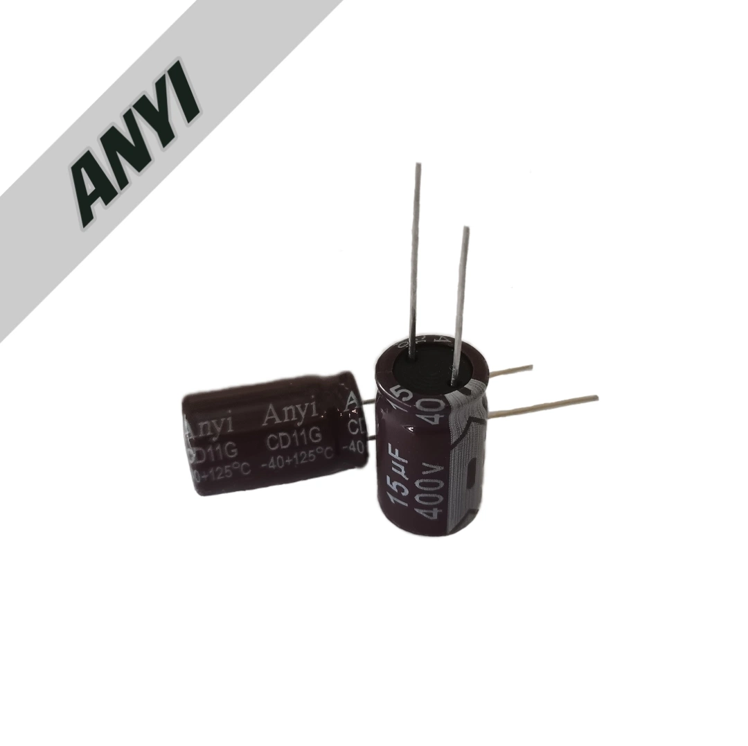 Anyi CD11g 50V47UF 25V220UF 400V22UF Radial Aluminum Electrolytic Capacitor