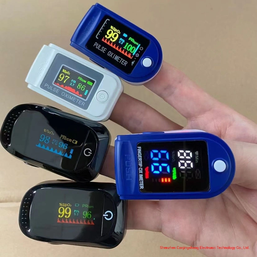 Lk87 Manufacturer Finger Oximetry Blood Oxygen Monitor Oximeter Sensor LED Blood Oxygen Fingertip Pulse Oximete