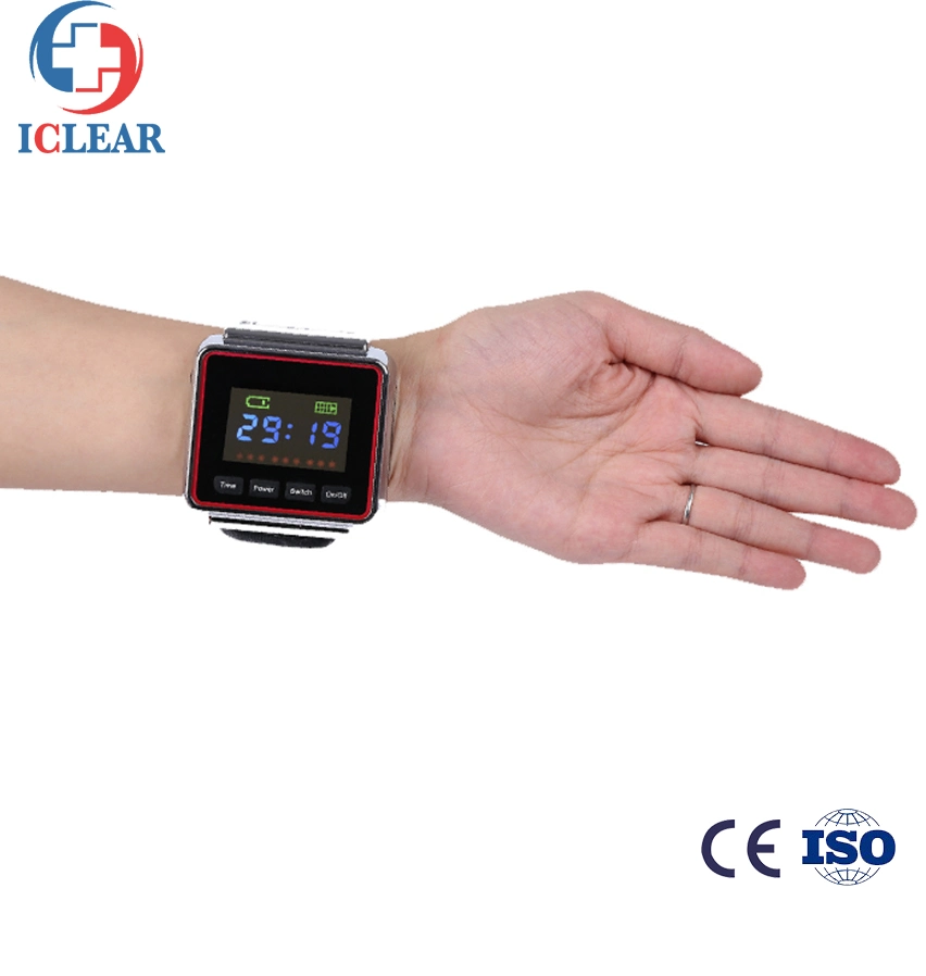 CE устройство для циркуляции крови 650 нм Лучезапяст лучевая терапия для Снижение артериального давления