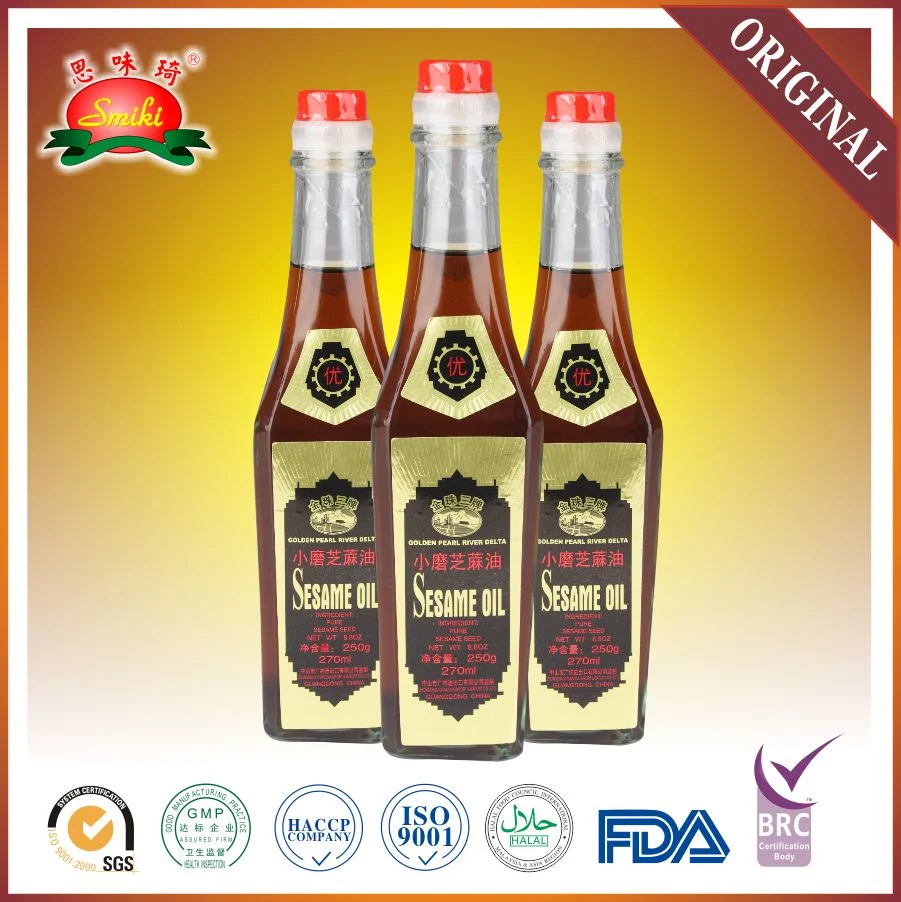 Superior Sesame Oil with Gluten Free & HACCP for Australia Market
