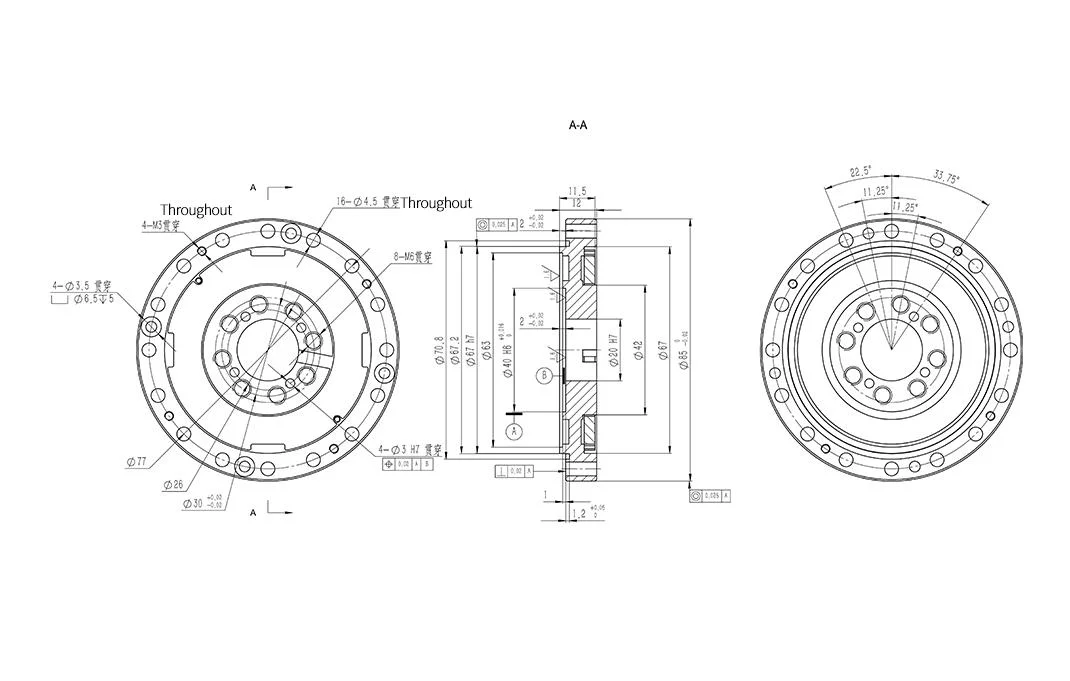 Kunwei sensor de par de alta precisión 85mm 207nm sensor de par para Robots quirúrgicos médicos