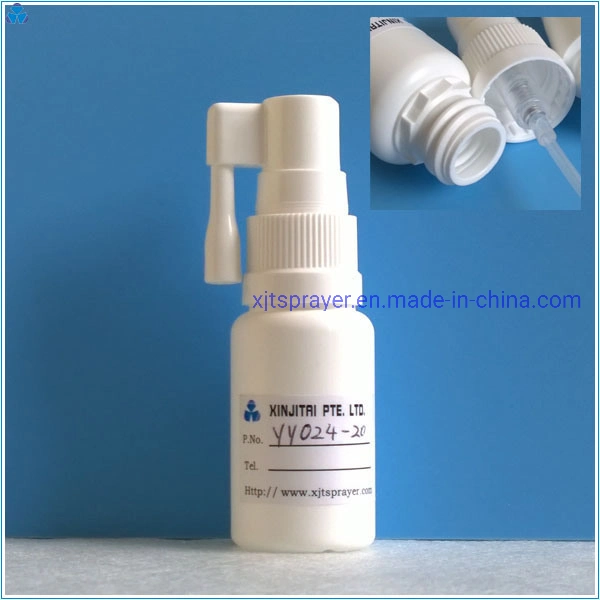 Metered Dose Oral Throat Topical Sprayer with Plastic Bottle