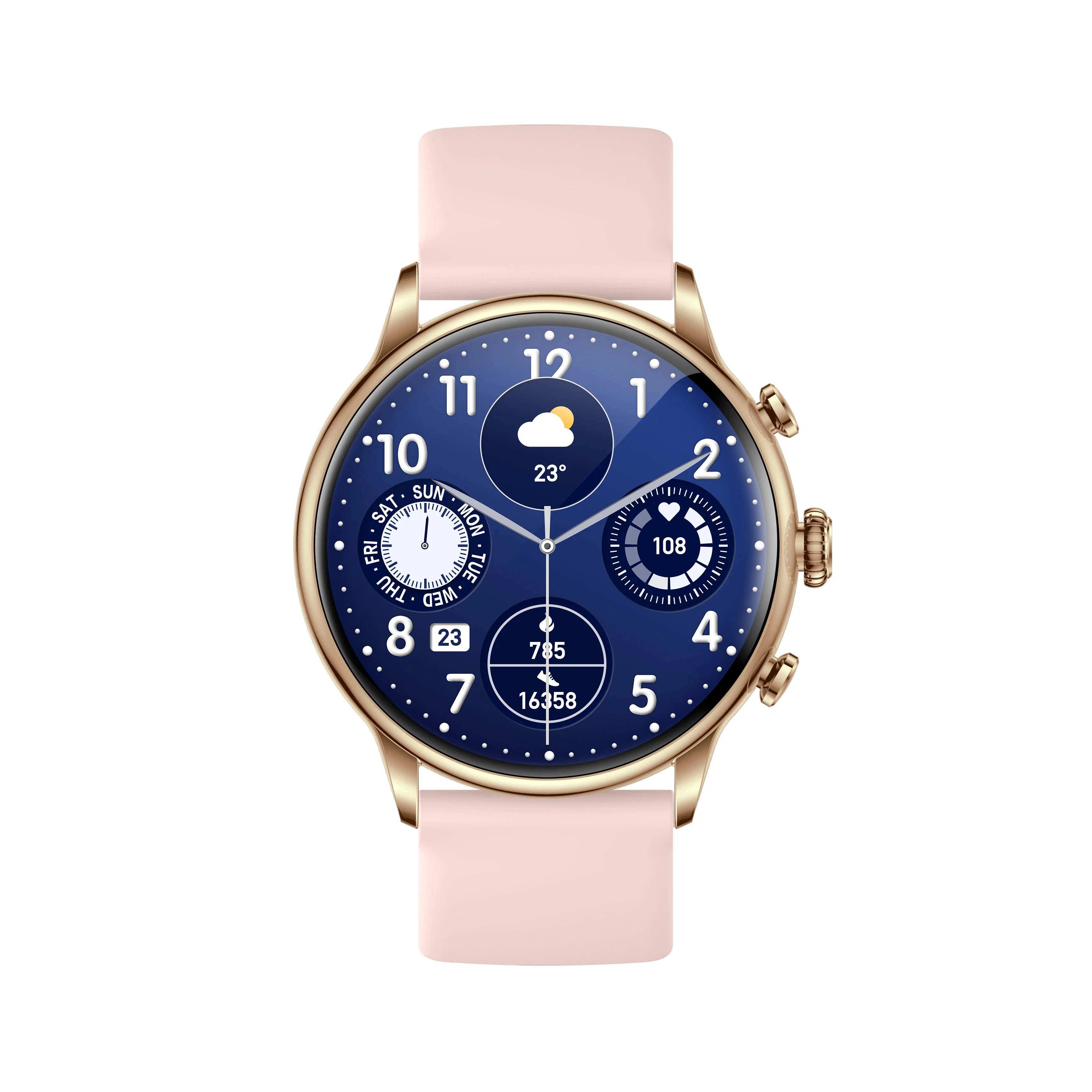 Nueva pantalla AMOLED Moda Regalo llamada Reloj inteligente inteligente Sport Wrist Watch Factory Custom Waterproof CE Precio para hombres Lady Android Ios Teléfono móvil