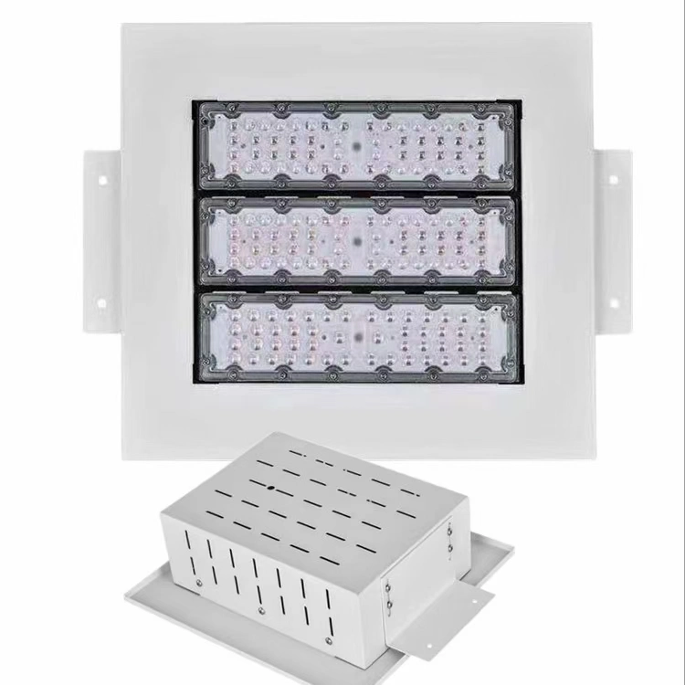 IP65 de aluminio de 150W de luz de la estación de gas de LED, LED de luz LED Explosion-Proof dosel, la luz de Shenzhen