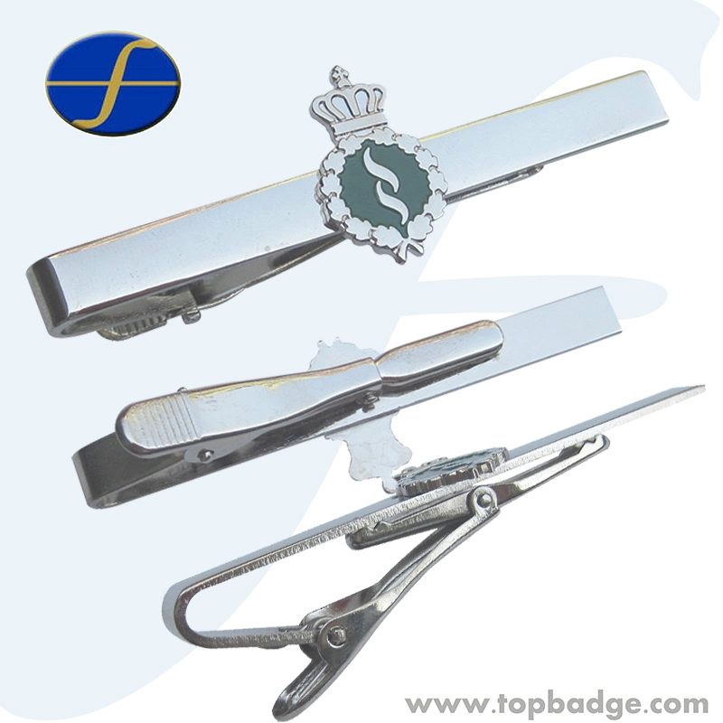 Hot Sale Custom Made Silver Tie Clip for Man (FTTB2611A)