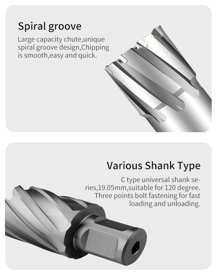 High quality/High cost performance  HSS Annular Cutter Magnetic Drill Bit for Magnetic Drill Machine Metal Cutting Hole Cutting Tools