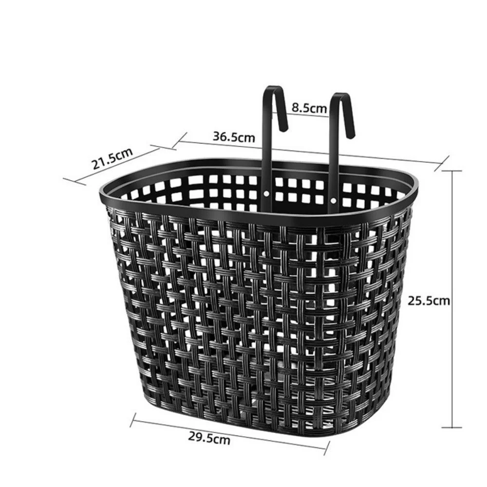 Removable Bike Basket with Hooks Front Small Wire Mesh Bicycle Basket Cycling Storage Carrier Bl20906