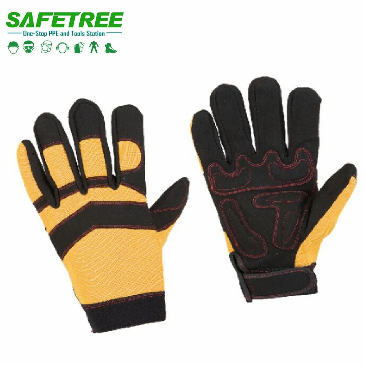 Economical Mechanical Glove Work Mechanic Gloves Mechanic Gloves PPE Safety Gloves