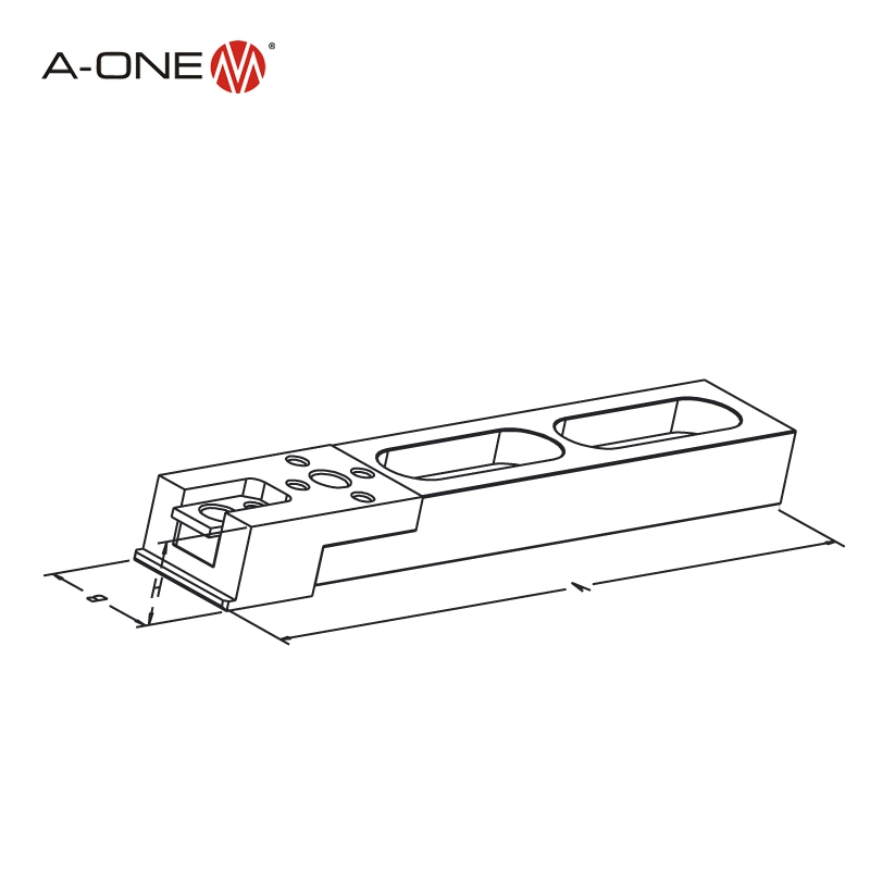 A-One 2023 Soporte cuadrado ajustable de estilo caliente para mecanizado de Wedm 3A-200029