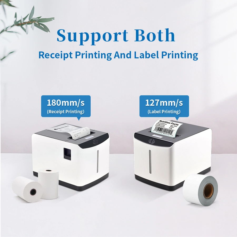 Xprinter XP-Q371U OEM 80mm POS Receipt Printer Bluetooth Shipping Label Printer