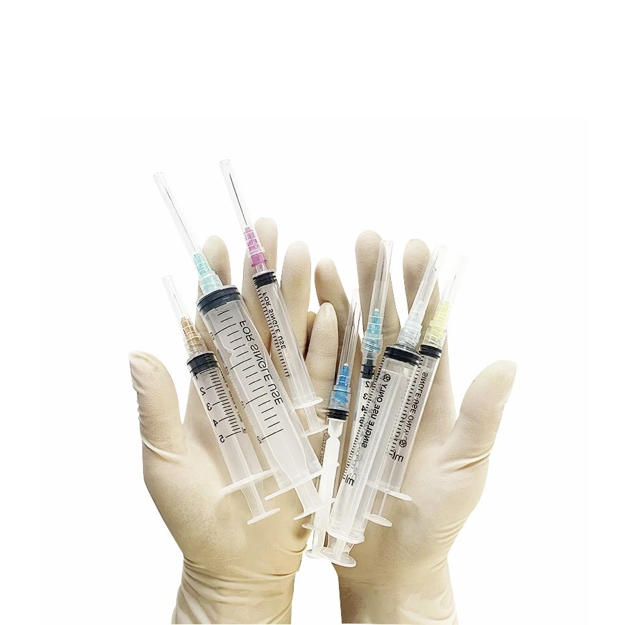 1ml 3 Ml 5ml 10ml 20ml 60ml Disposable Plastic Sterile Luer Lock Syringes with Needle