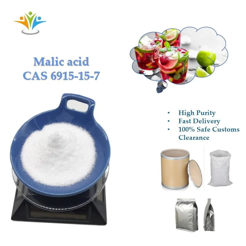 Factory Supply White Powder Food Additive Dl-Malic Acid for Food Grade CAS: 6915-15-7