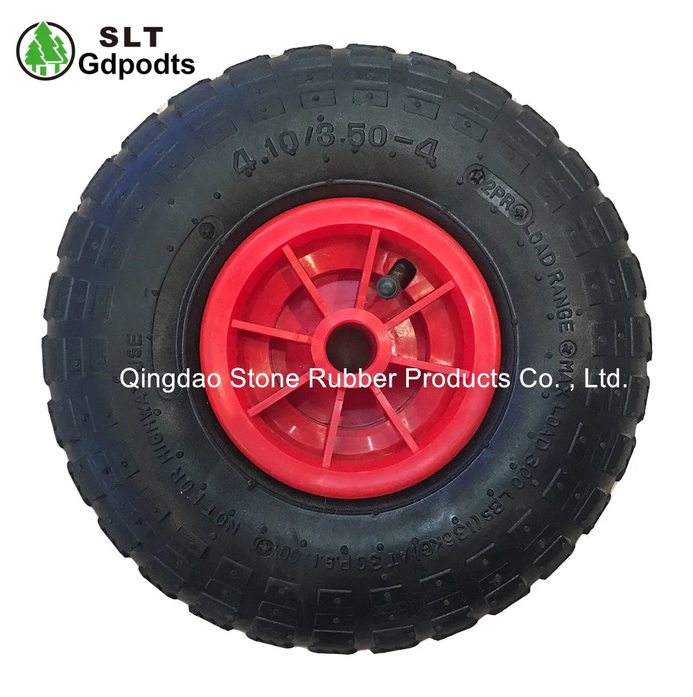 3.50-4 Rubber Wheel Tyre and Tube for Garden Cart and Tool Cart