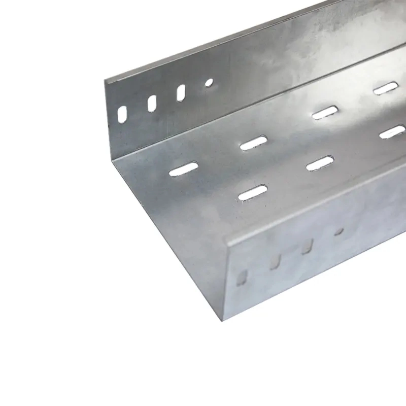 Plating Iron Cable Support Hot Dipped Galvanized Steel Cable Heavy Duty Perforated Cable Tray